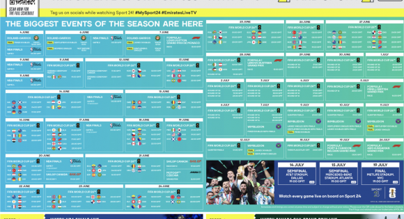 Never miss a match! Emirates screens FIFA World Cup 26™ live on flights via Sport 24
