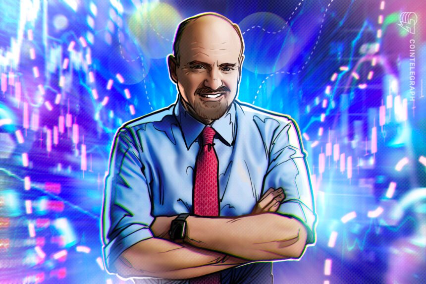 Jim Cramer plans to sell his Bitcoin over quantum fears as BTC rises 1.6%